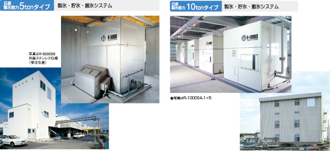 製氷・貯氷・搬氷システム