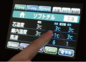 たっぷりイッキに急速冷却 作業動線がスムーズ