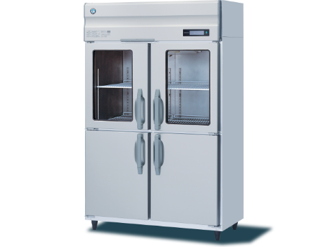 ガラス扉自然冷媒冷蔵庫