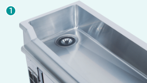 ゴミ収納器付き排水トラップ