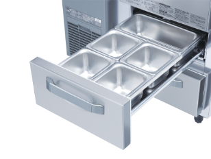 仕切りバー2本使用