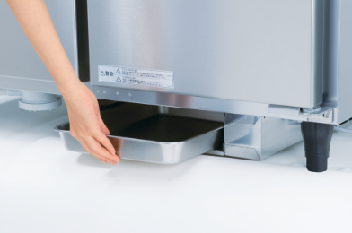 エバドレン蒸発装置で除霜排水を強制蒸発