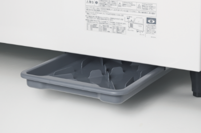 排水処理を軽減させる除霜水強制蒸発式