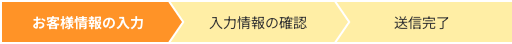 お客様情報の入力