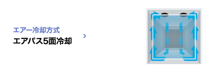 エアー冷却方式