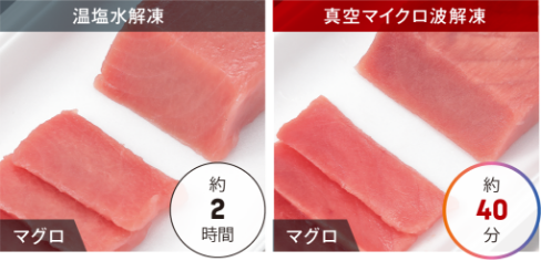 解凍時間の比較