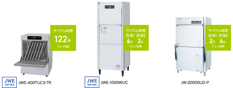 業務用食器洗浄機［JWシリーズ］ 器具洗浄機 | 業務用の厨房機器なら