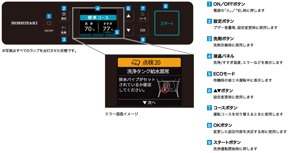 JWE-400TUC（旧型式：JWE-400TUB) ホシザキ 食器洗浄機 アンダー