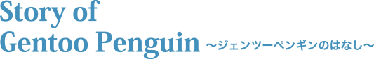 ジェンツーペンギンのはなし