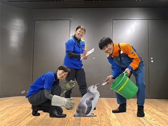 特別展「今日からあなたもペンギンスタッフ」を開催中。(上越市立水族博物館 うみがたり/新潟県)