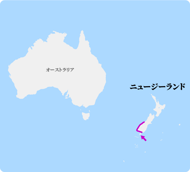 フィヨルドランドペンギンの繁殖地