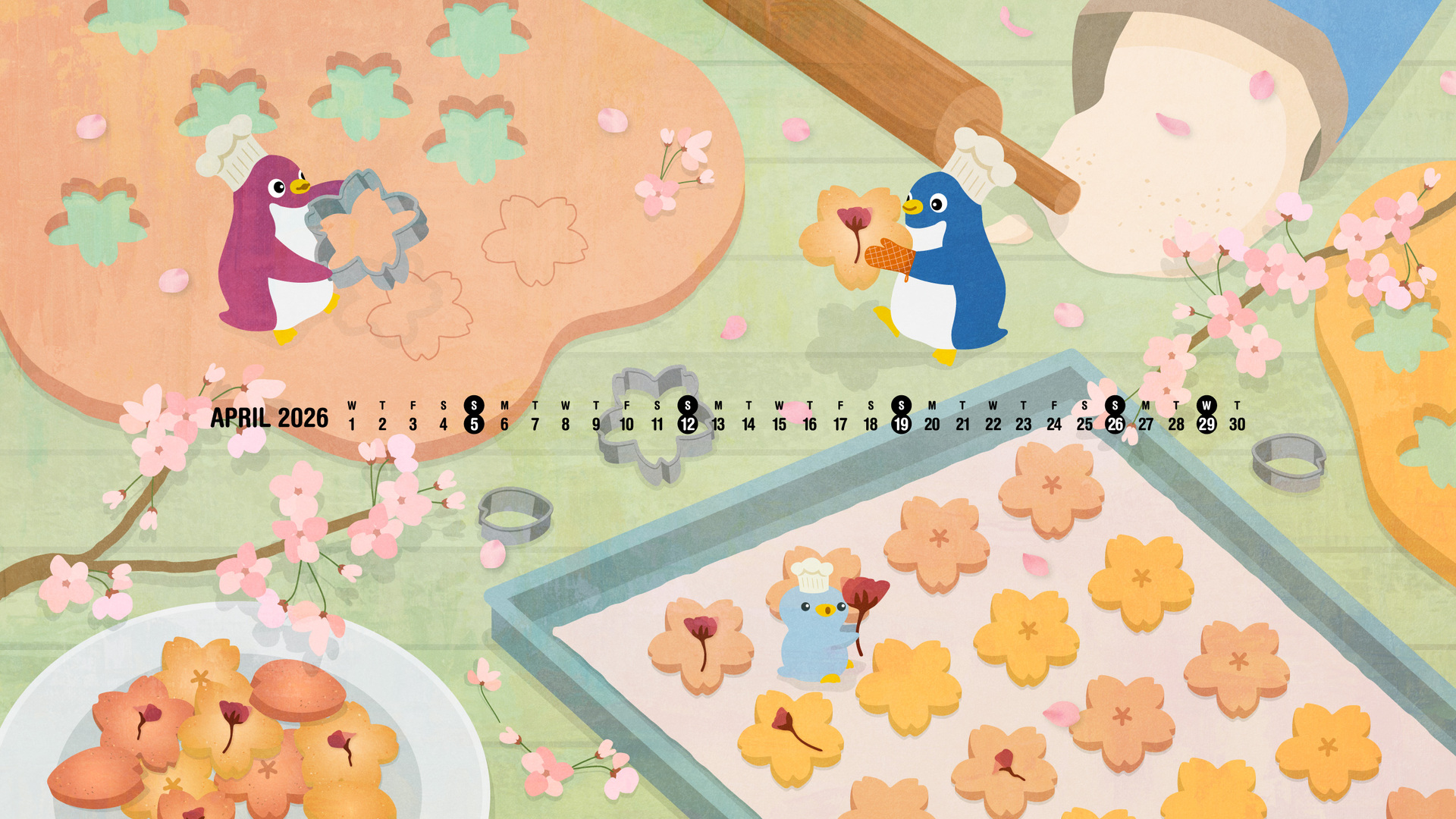 ペンギン壁紙を掲載しました！