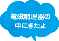 電磁調理器の中にきたよ