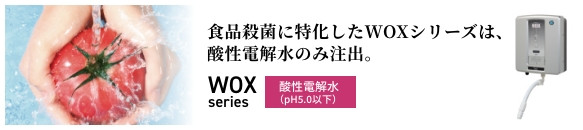 電解水生成装置　WOXシリーズ