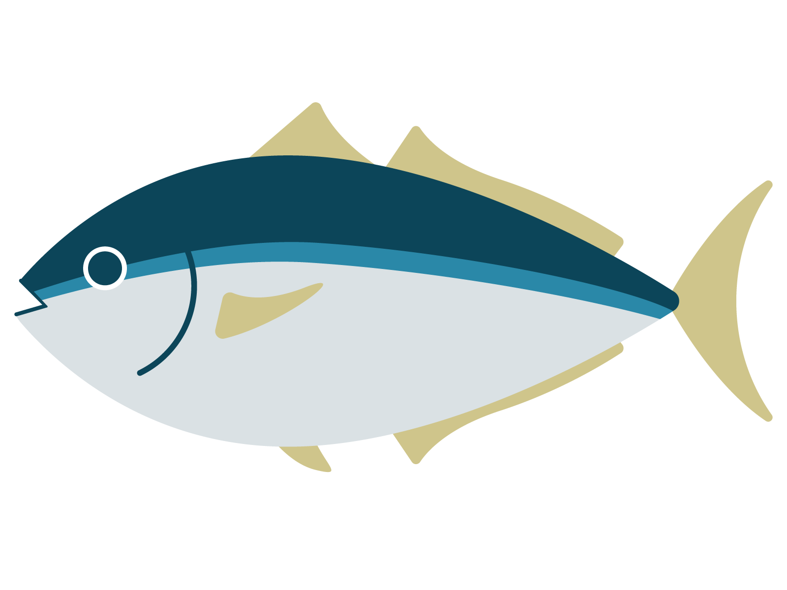 アジのイラスト